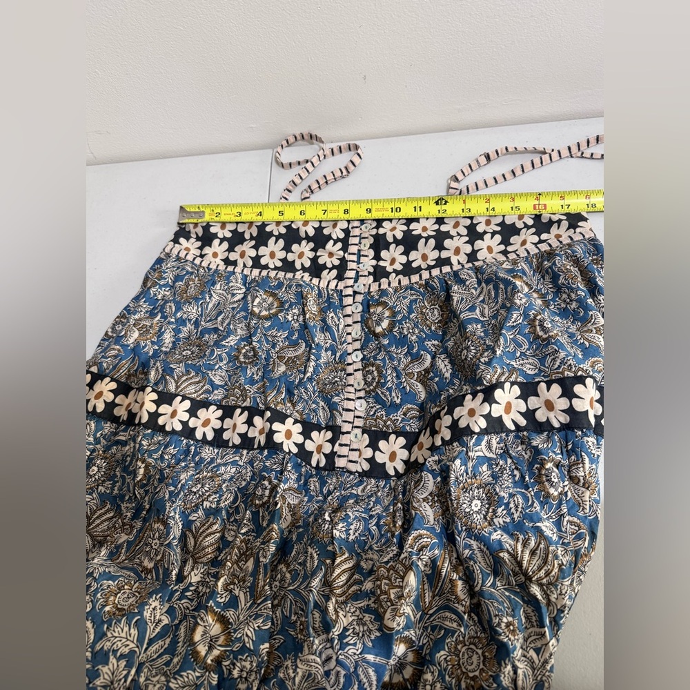 NATURAL LIFE Blue and Black Floral Maxi Dress - Picture 5 of 7